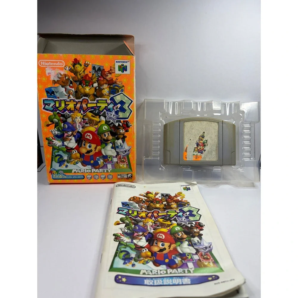 Mario Party 3 Nintendo 64 N64 Japan Import NTSC-J CIB Boxed NUS-NMVJ-JPN